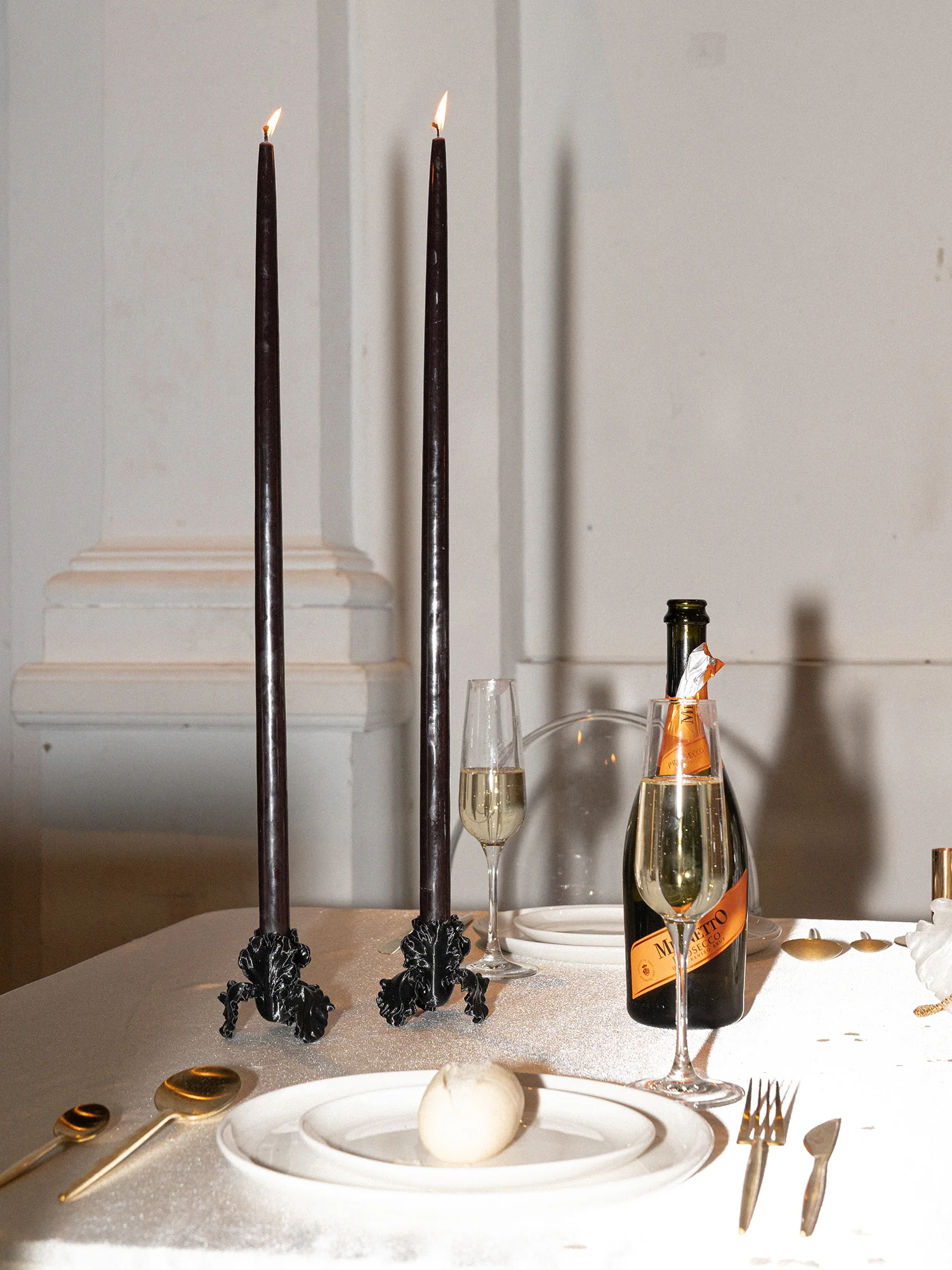 Black Taper Candles XXL - Image 4