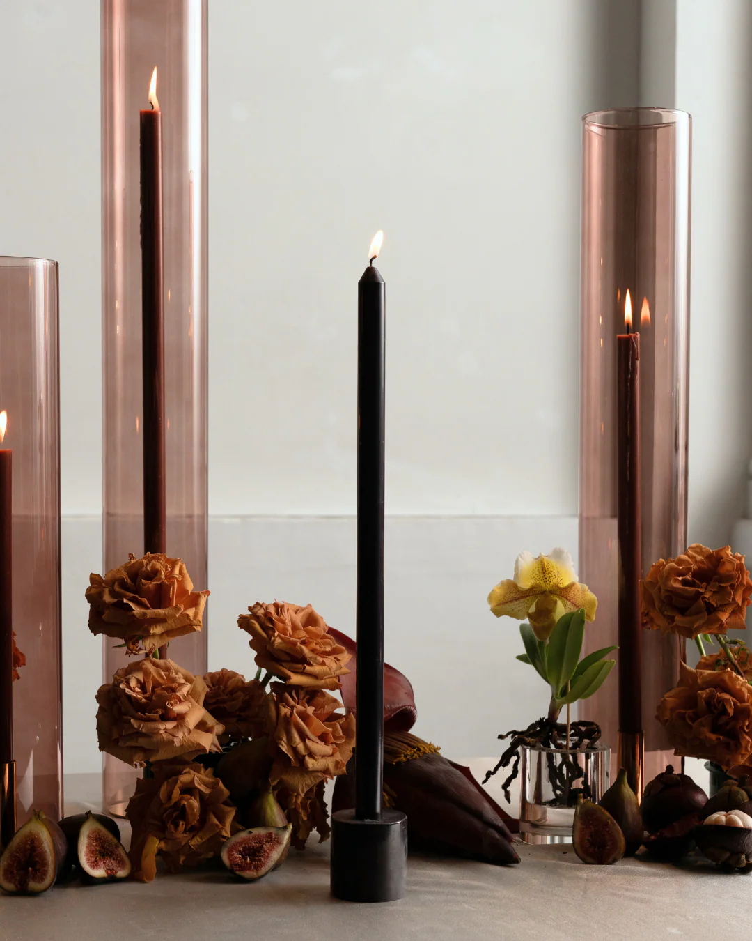 Black Wax Candle Holder - Image 3