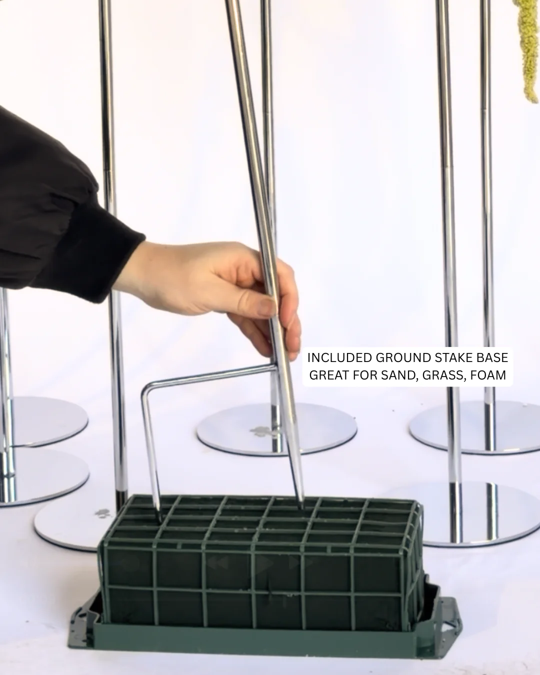 8-in-1  Convertible Ground Stake + Floor Stand Candle Holder - Image 9
