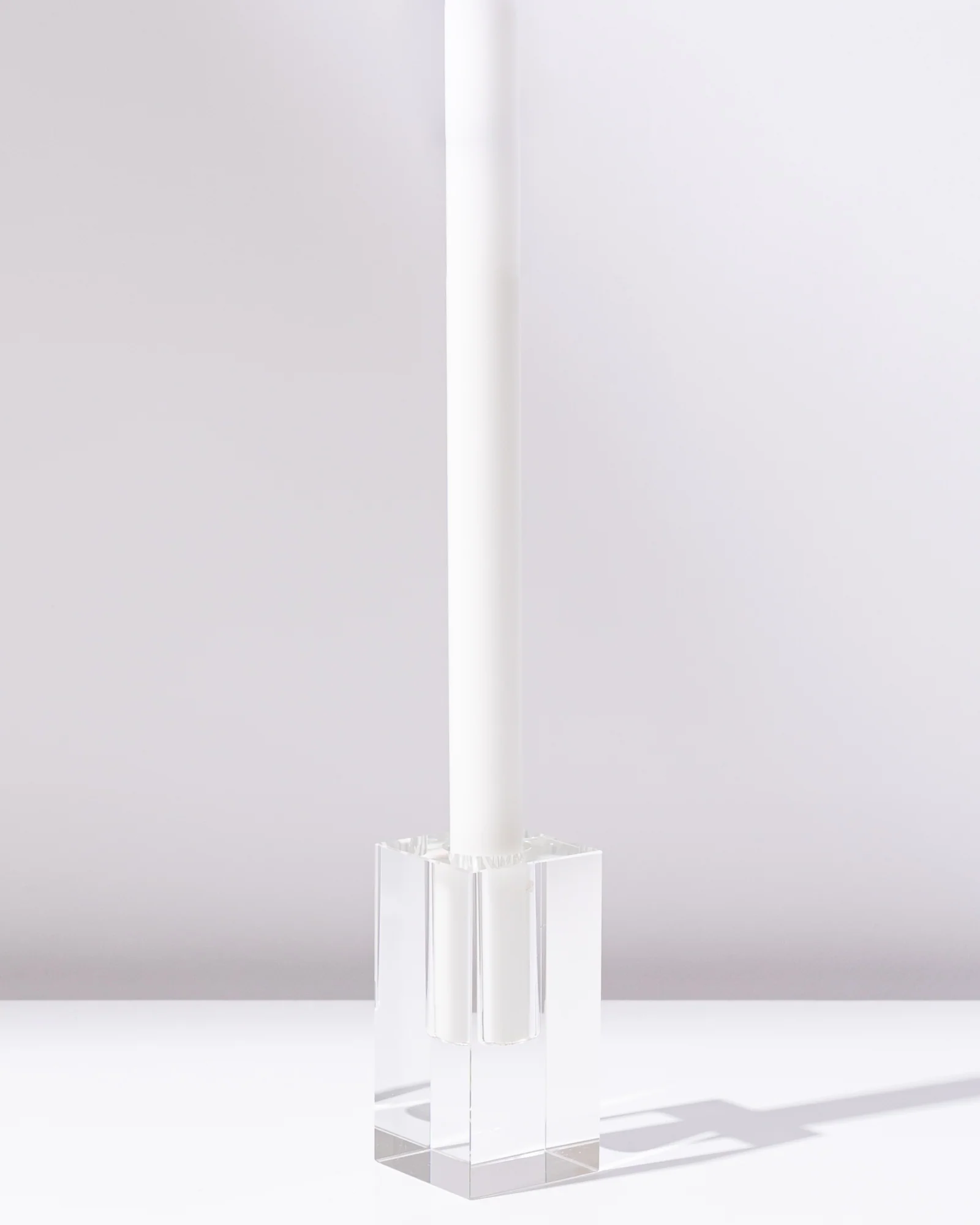 Rectangle | Crystal Glass Candle Holder - Image 2