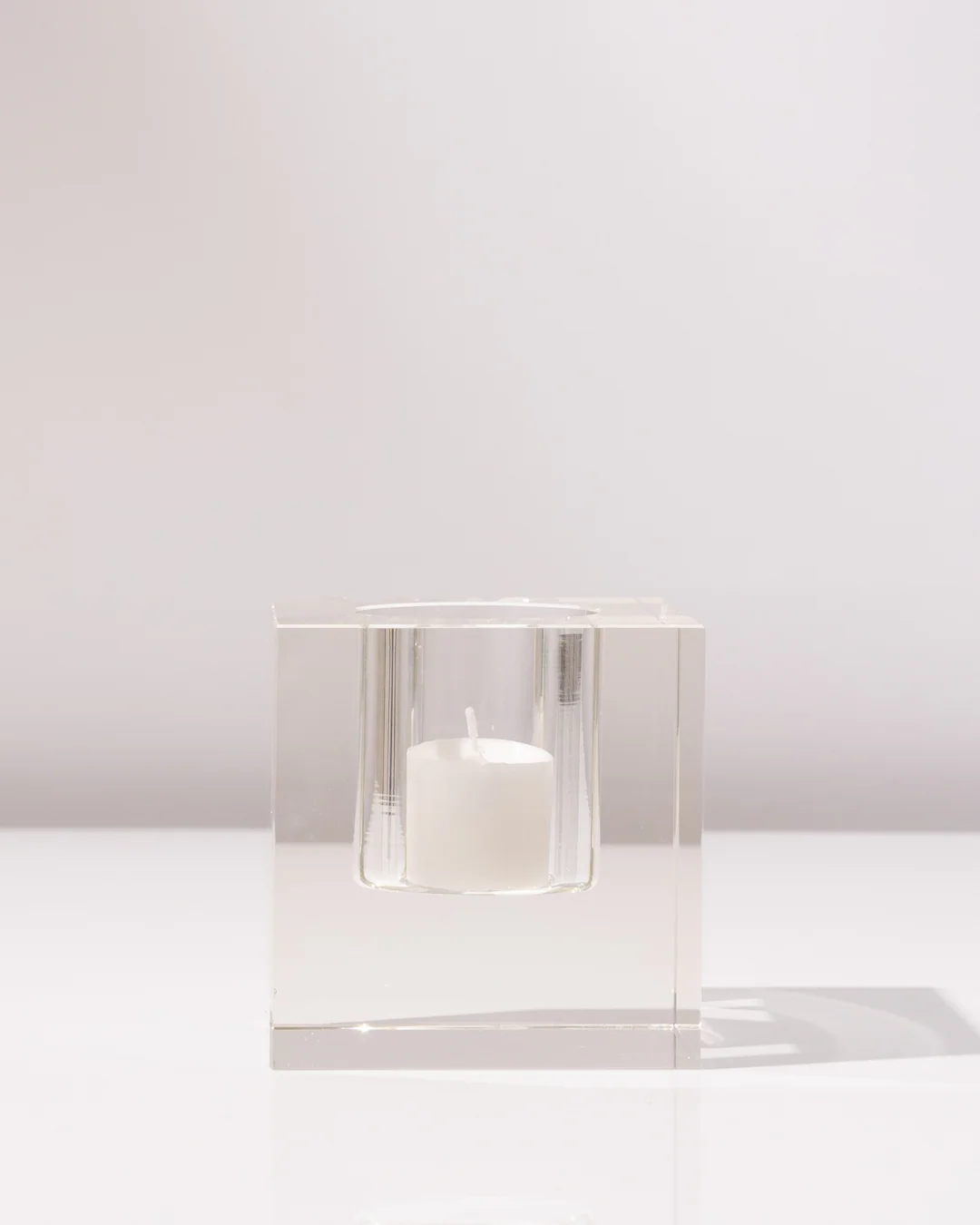 Cube | Crystal Glass Votive Holder - Image 3