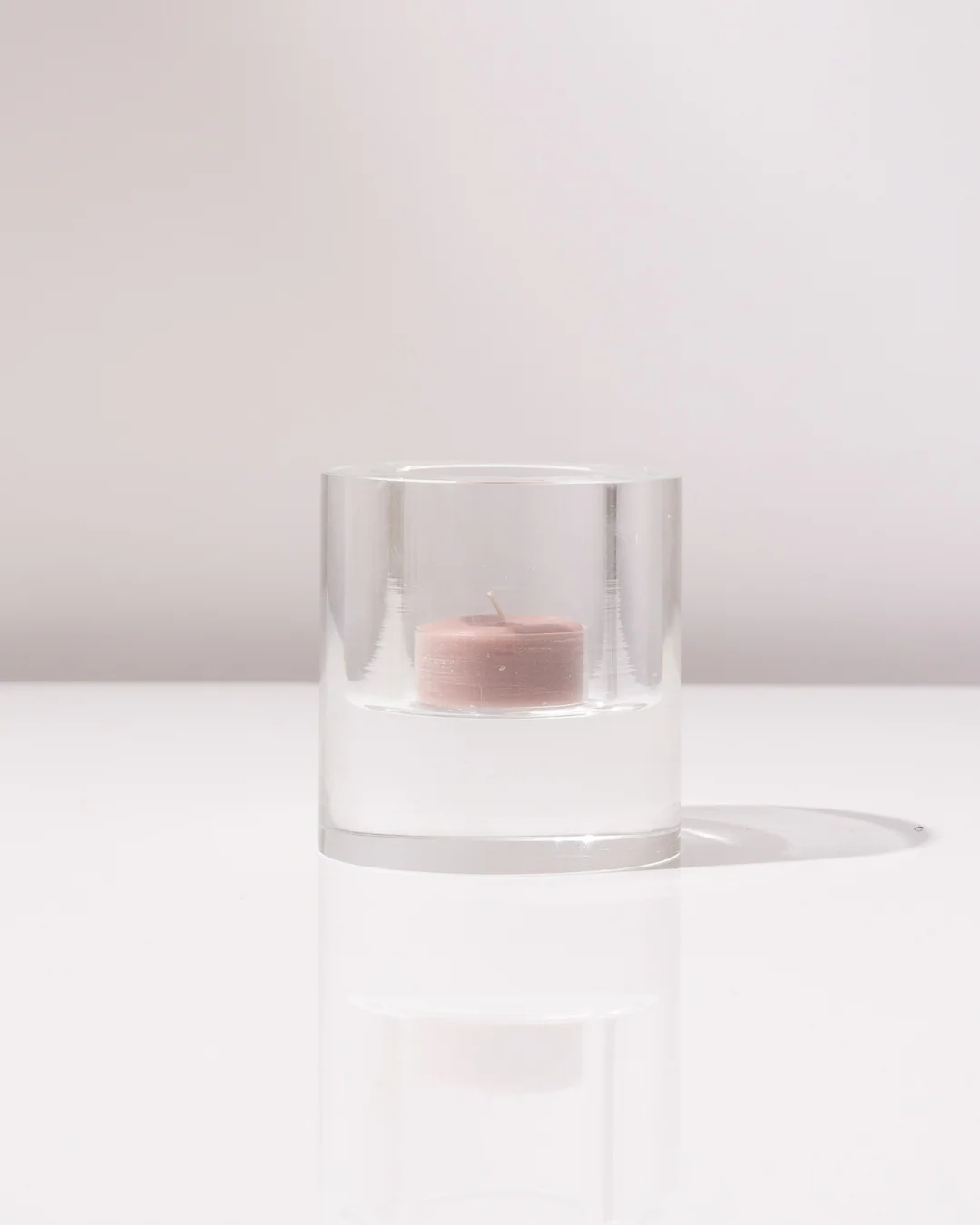 Dusty Rose Tea Light Candles - 10 Pack - Image 2