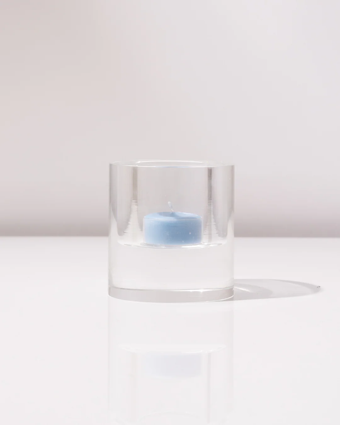 Hydrangea Blue Tea Light Candles 10 Pack - Image 2