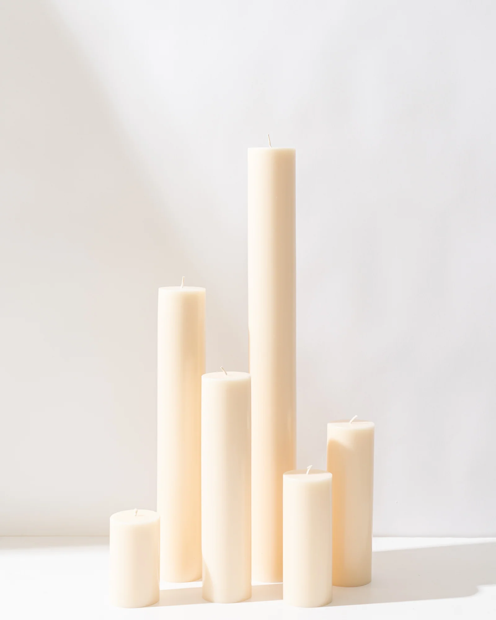 Ivory Pillar Candles XXL - Image 4