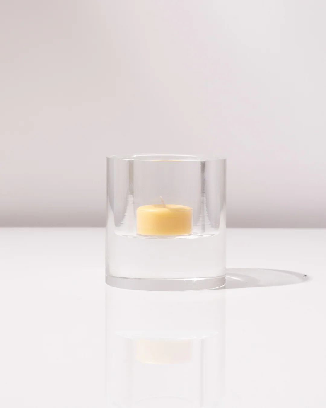 Lemon Yellow Tea Light Candles 10 Pack - Image 2