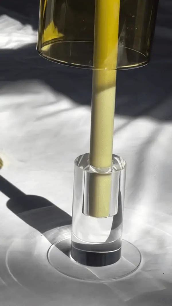 Olive Coloured Glass Sleeves - Image 3
