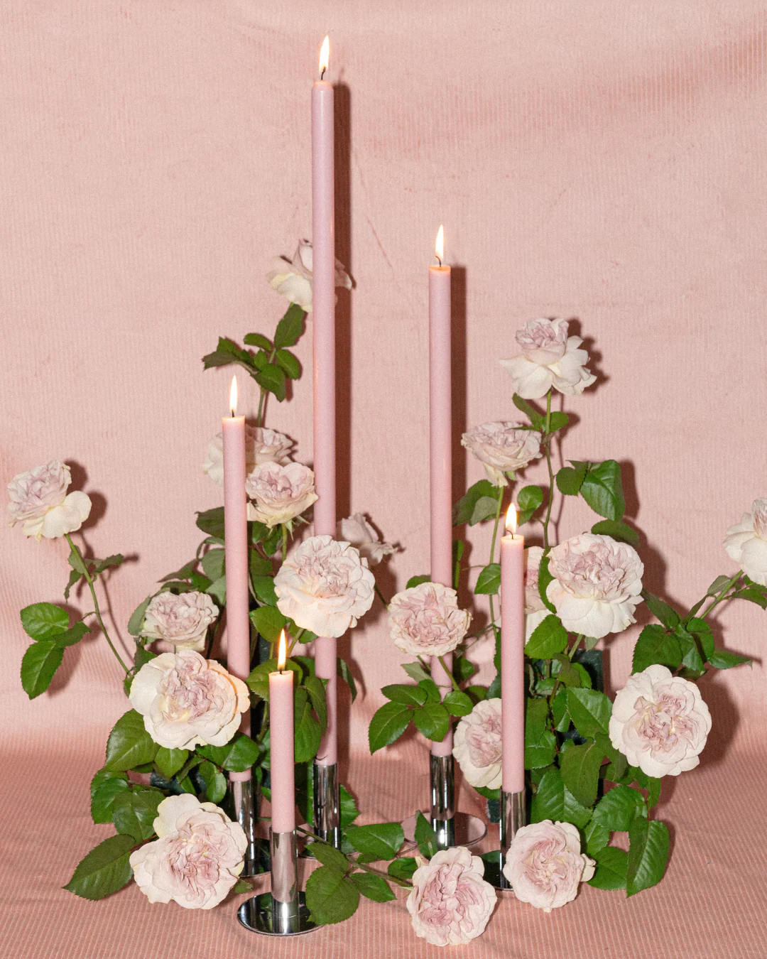 Secret Garden Pink Cathedral Candles XXL - Image 2