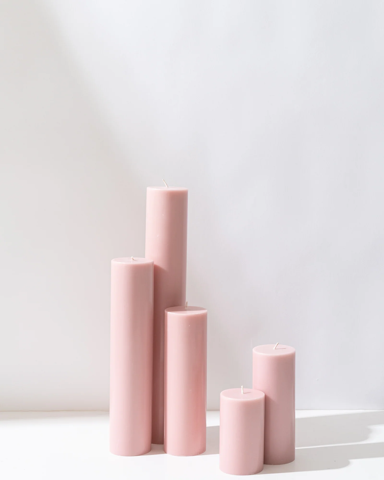 Secret Garden Pink Pillar Candles XXL - Image 3