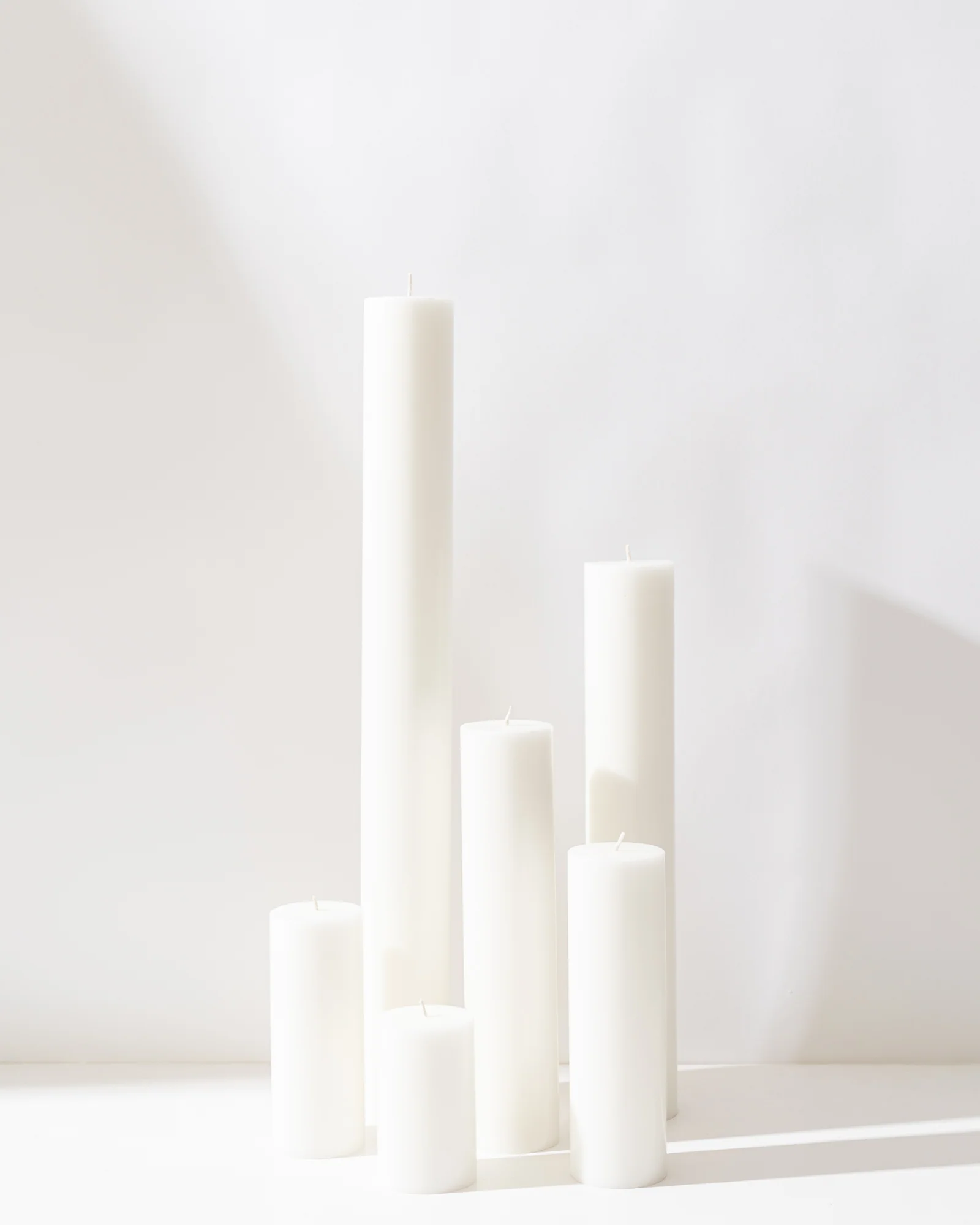 White Pillar Candles XXL - Image 3
